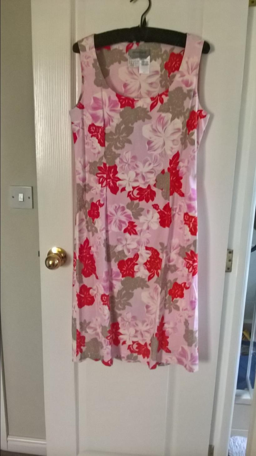 Sportmax floral printed dress Size S Pink cotton