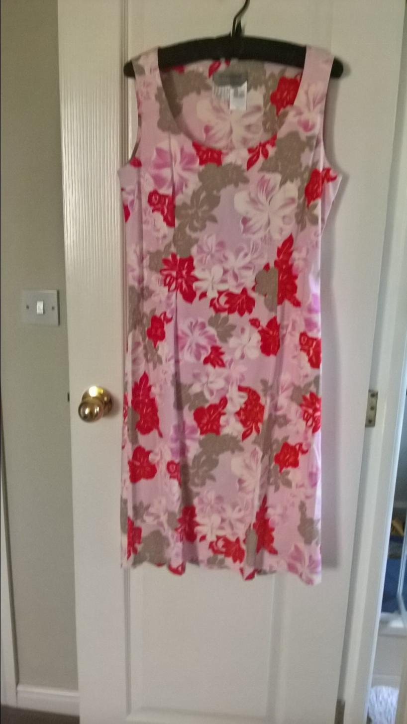 Sportmax floral printed dress Size S Pink cotton