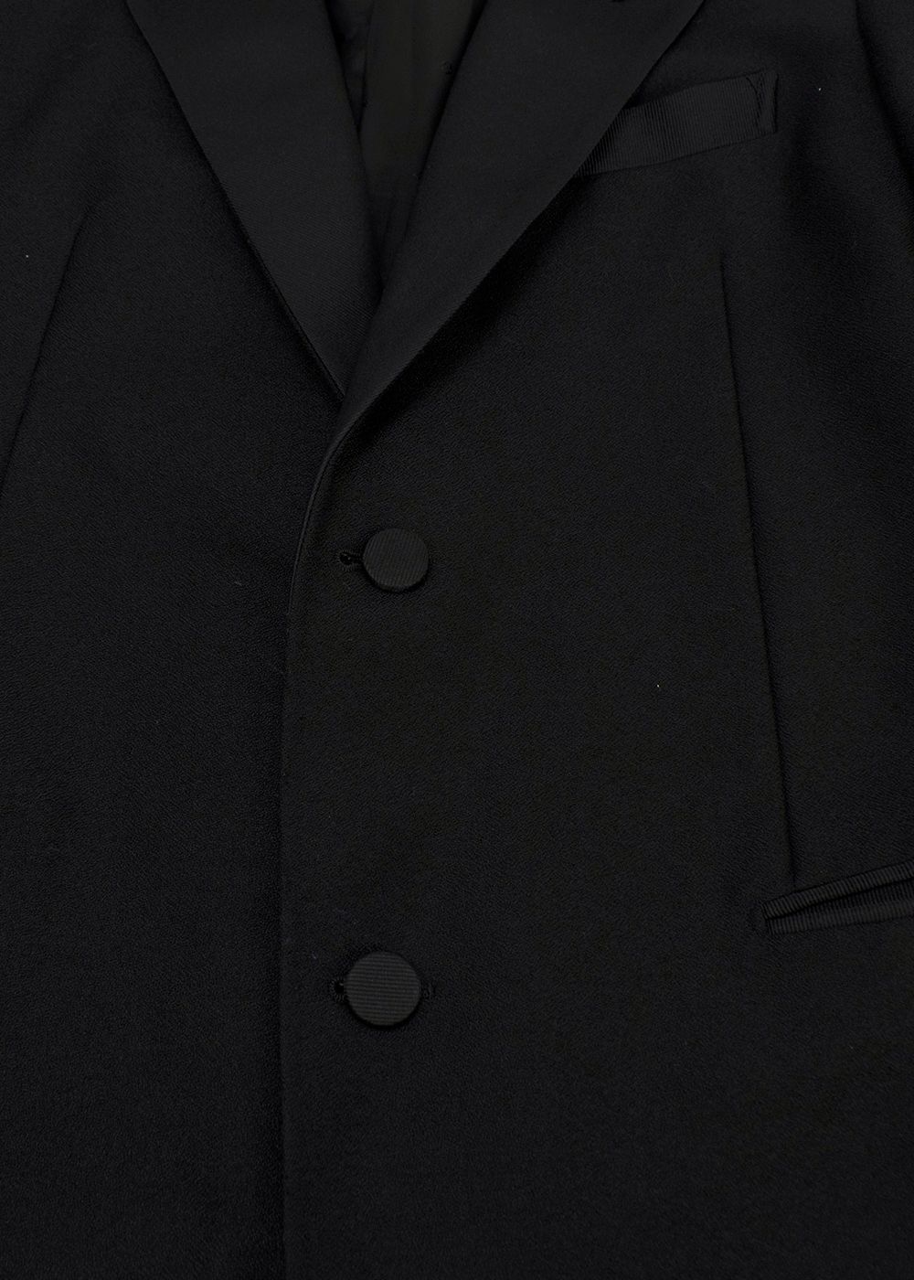 Men's Preowned Louis Vuitton Black Wool Single Breasted Blazer Size M