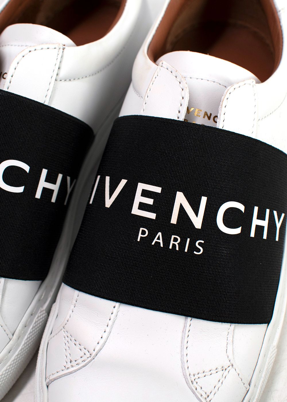 Givenchy White  Black Urban Street Low-top Sneakers Size 37