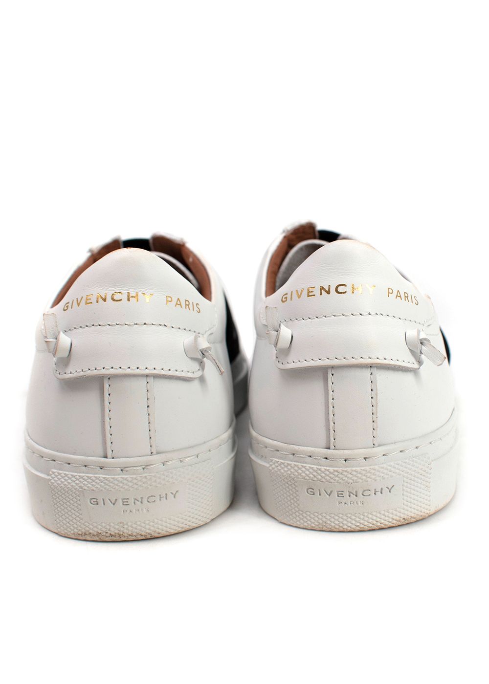 Givenchy White  Black Urban Street Low-top Sneakers Size 37