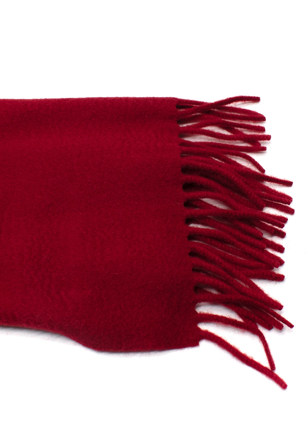 Loro Piana Red Loro Cashmere Scarf