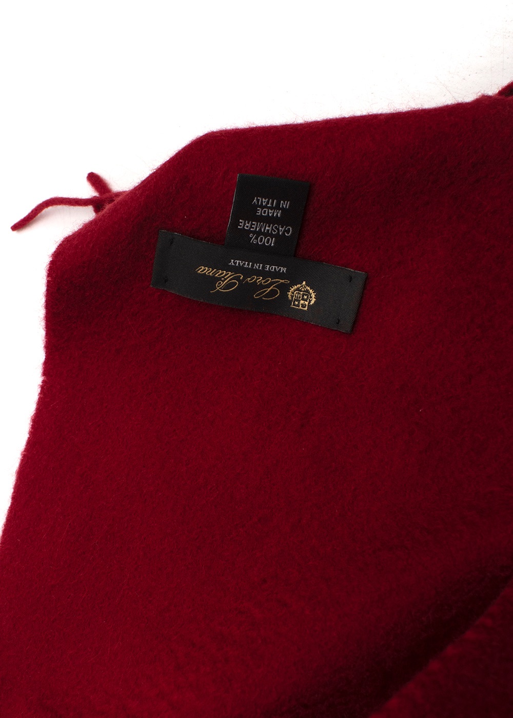 Loro Piana Red Loro Cashmere Scarf