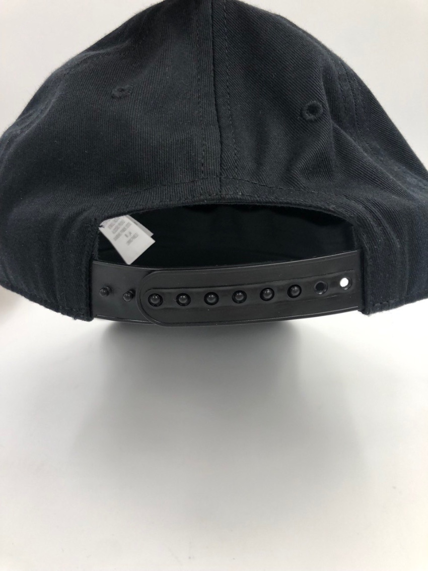 Men's Burberry Embroidered Logo Baseball Cap Size M Black cotton