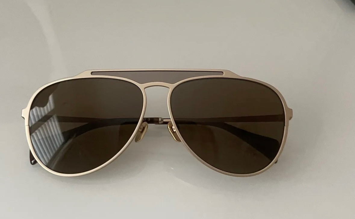 Yohji Yamamoto YY7039 400 Sunglasses Gold mix