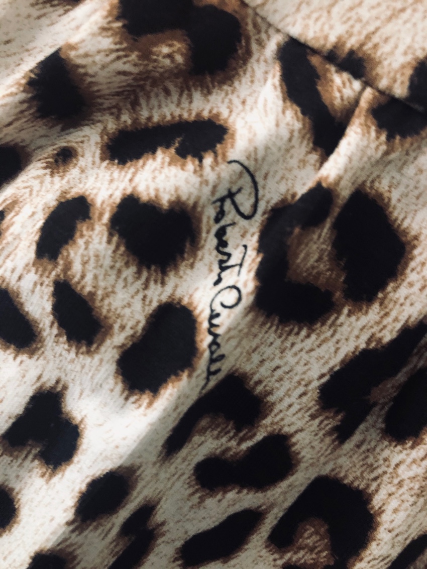 Boys ROBERTO CAVALLI leopard print dress 12 years Size 6 Years + Tan/Brown cotton