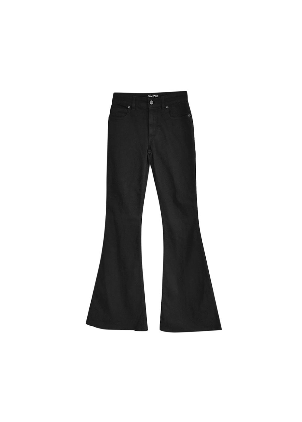 Tom Ford Black Flared Jeans Size 24/61