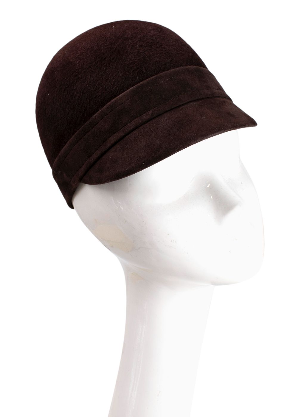 Ruslan Baginskiy Brown Hat felt/trim/suede