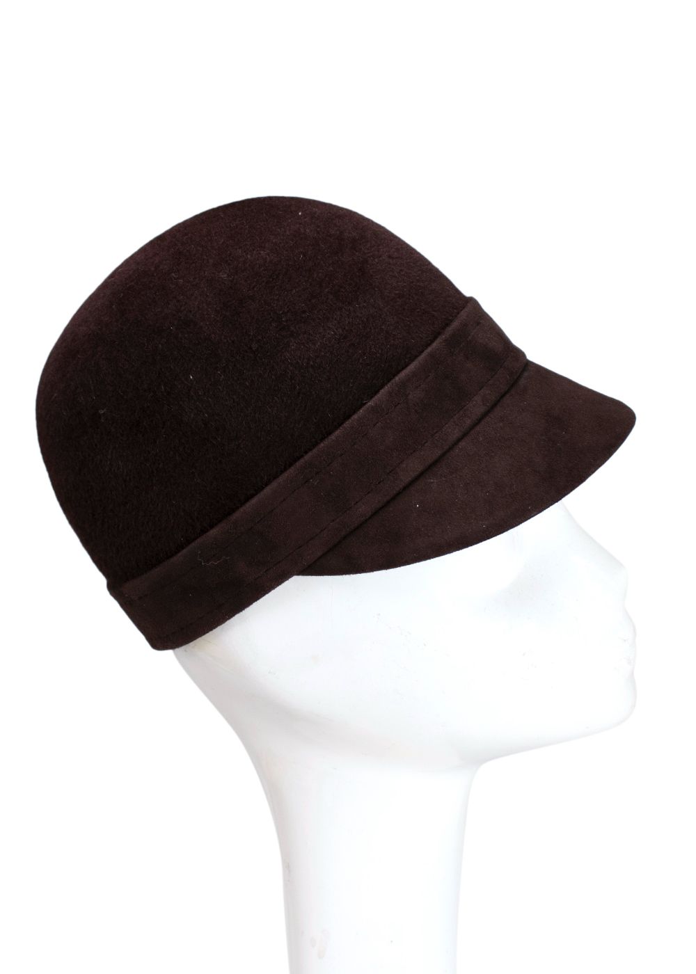 Ruslan Baginskiy Brown Hat felt/trim/suede