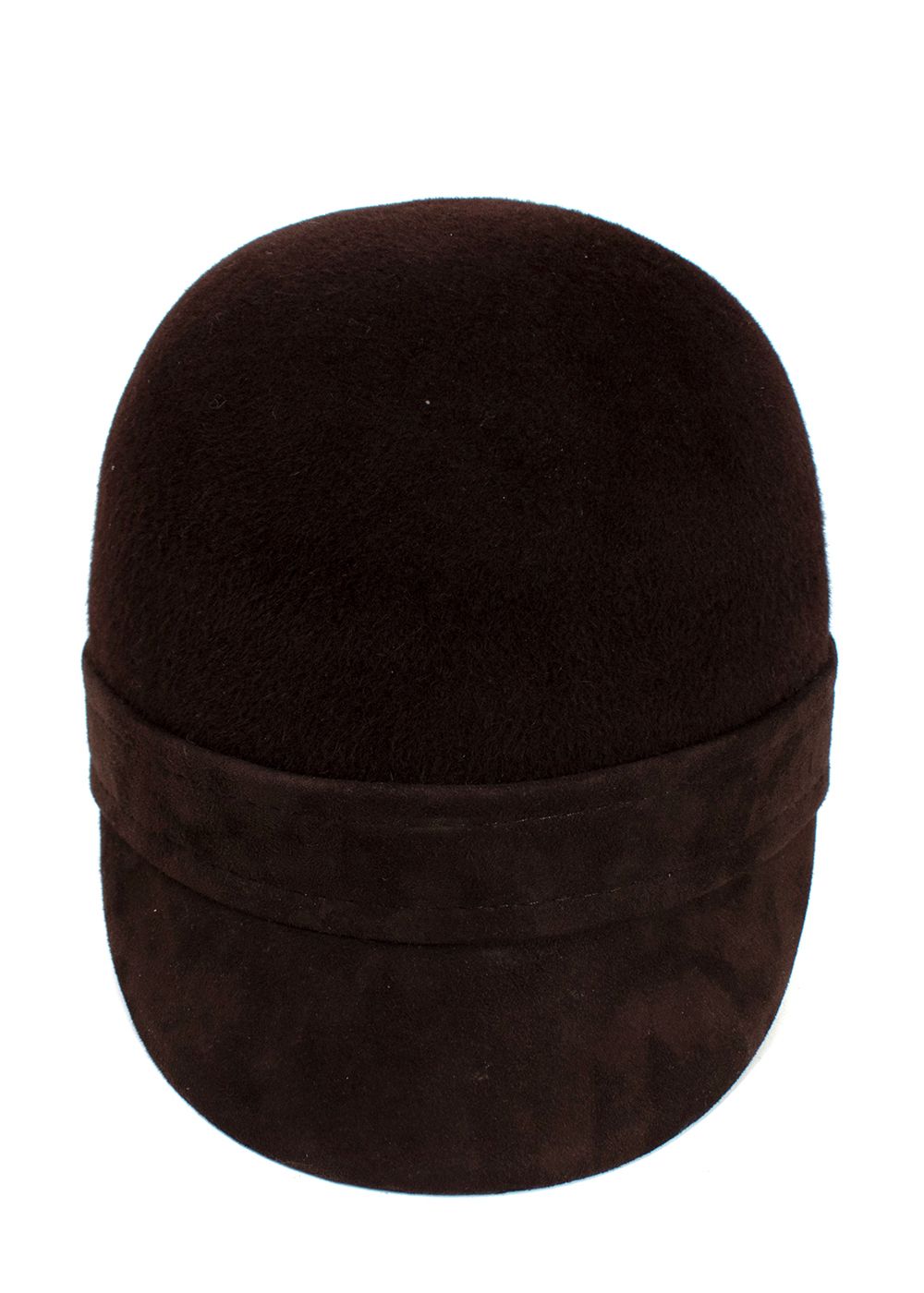 Ruslan Baginskiy Brown Hat felt/trim/suede