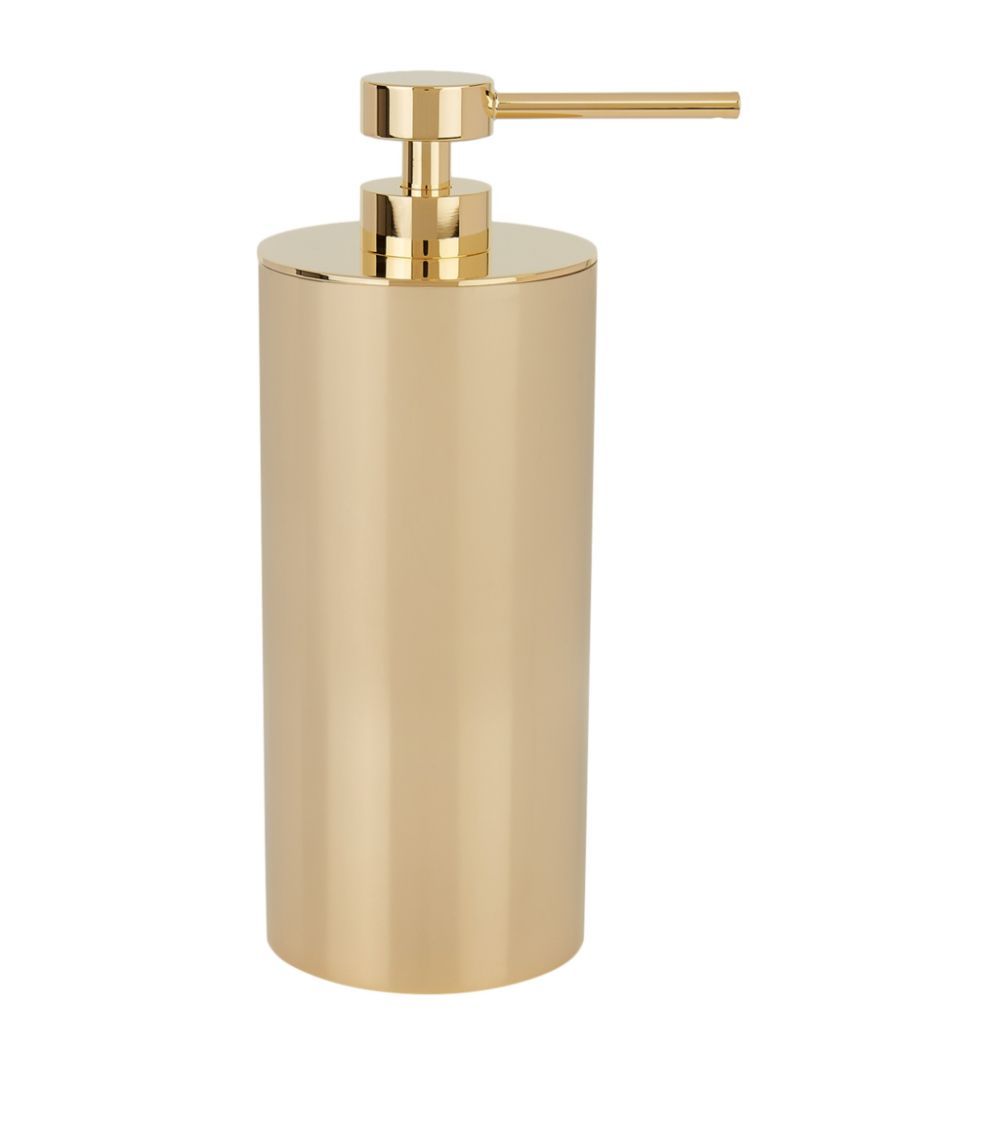 Men's Zodiac Cylinder Gold-Plated Soap Dispenser gold gold plated brass