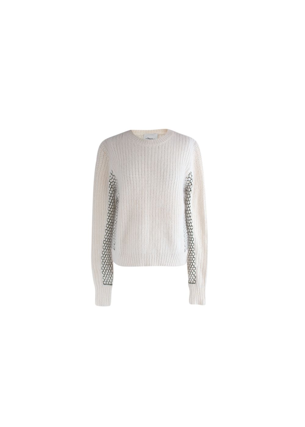 Phillip Lim ivory mohair ribbed jumper Size S Cream wool