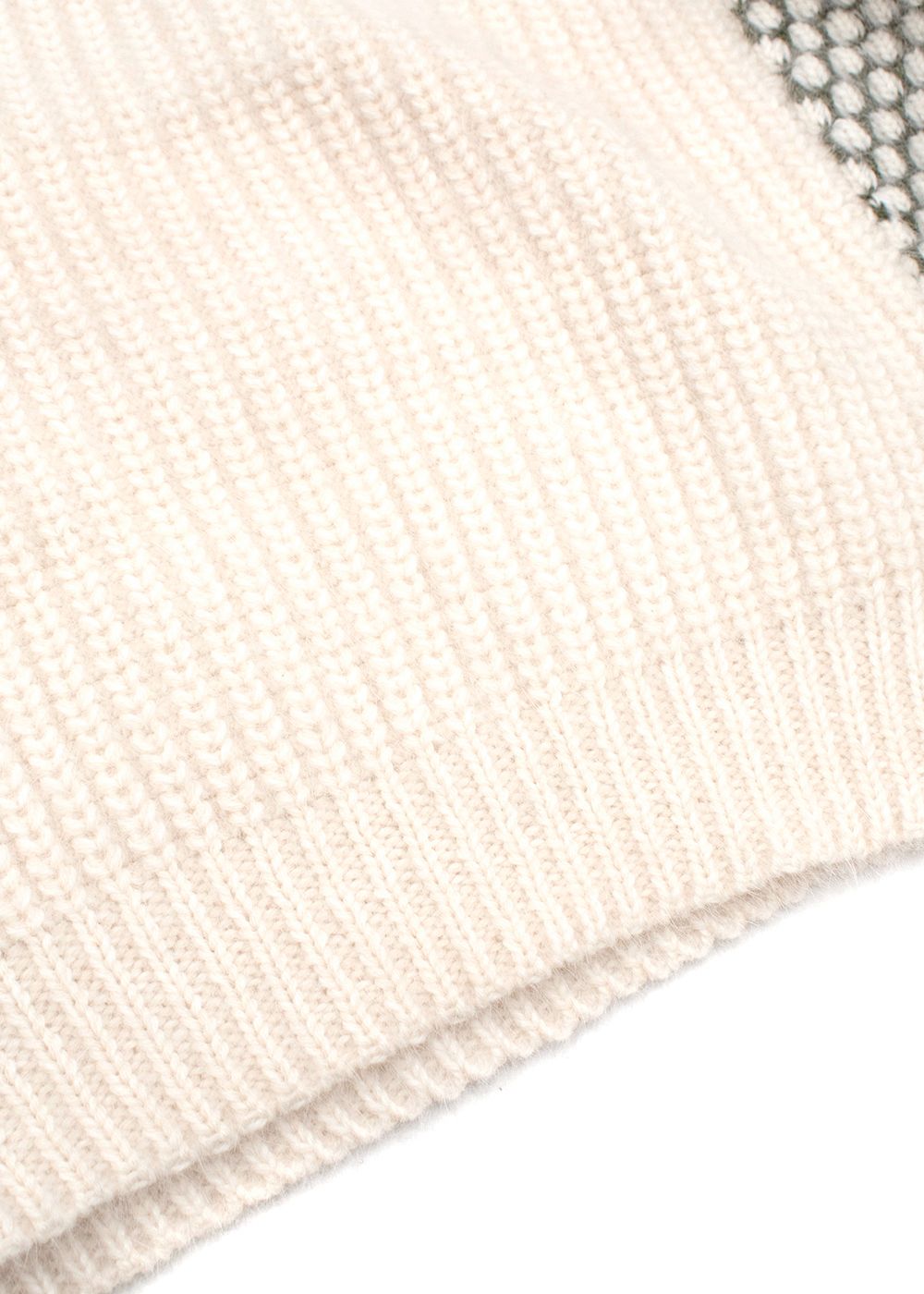 Phillip Lim ivory mohair ribbed jumper Size S Cream wool