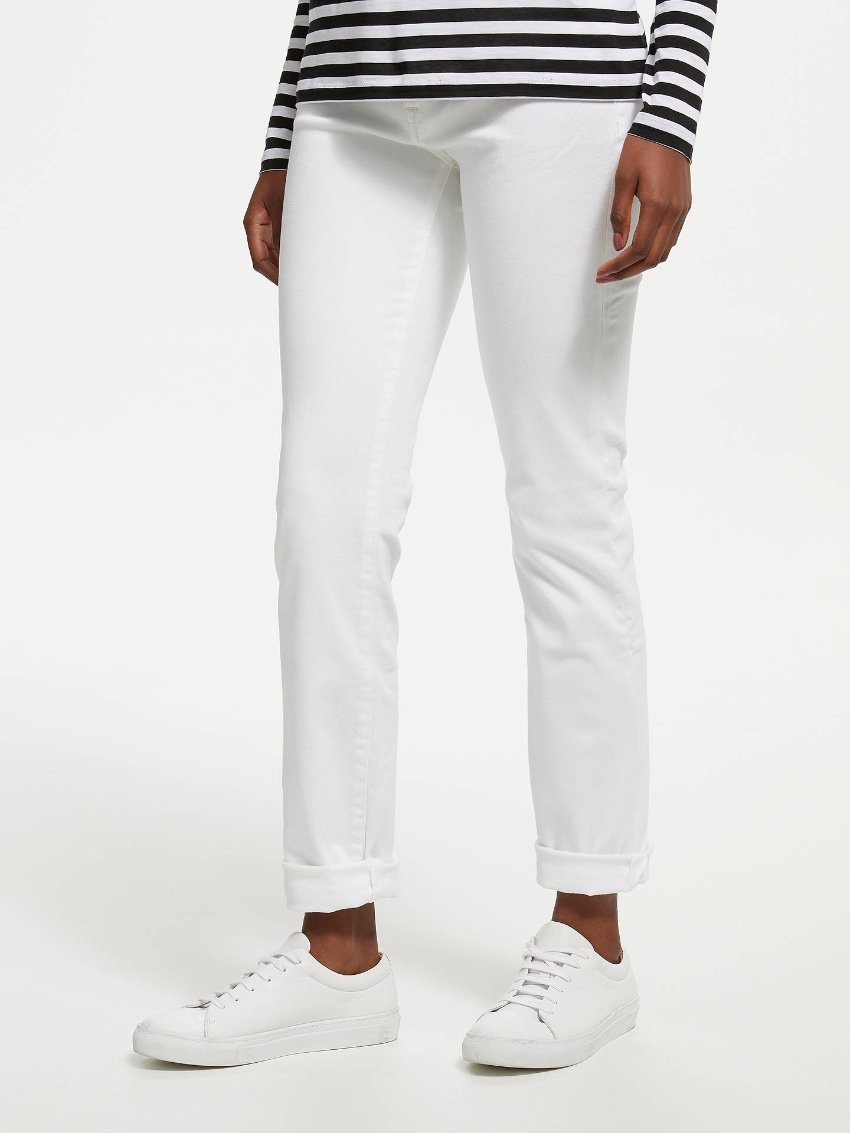 DL1961 White Mara Straight Cut Jeans Size 30/76 cotton