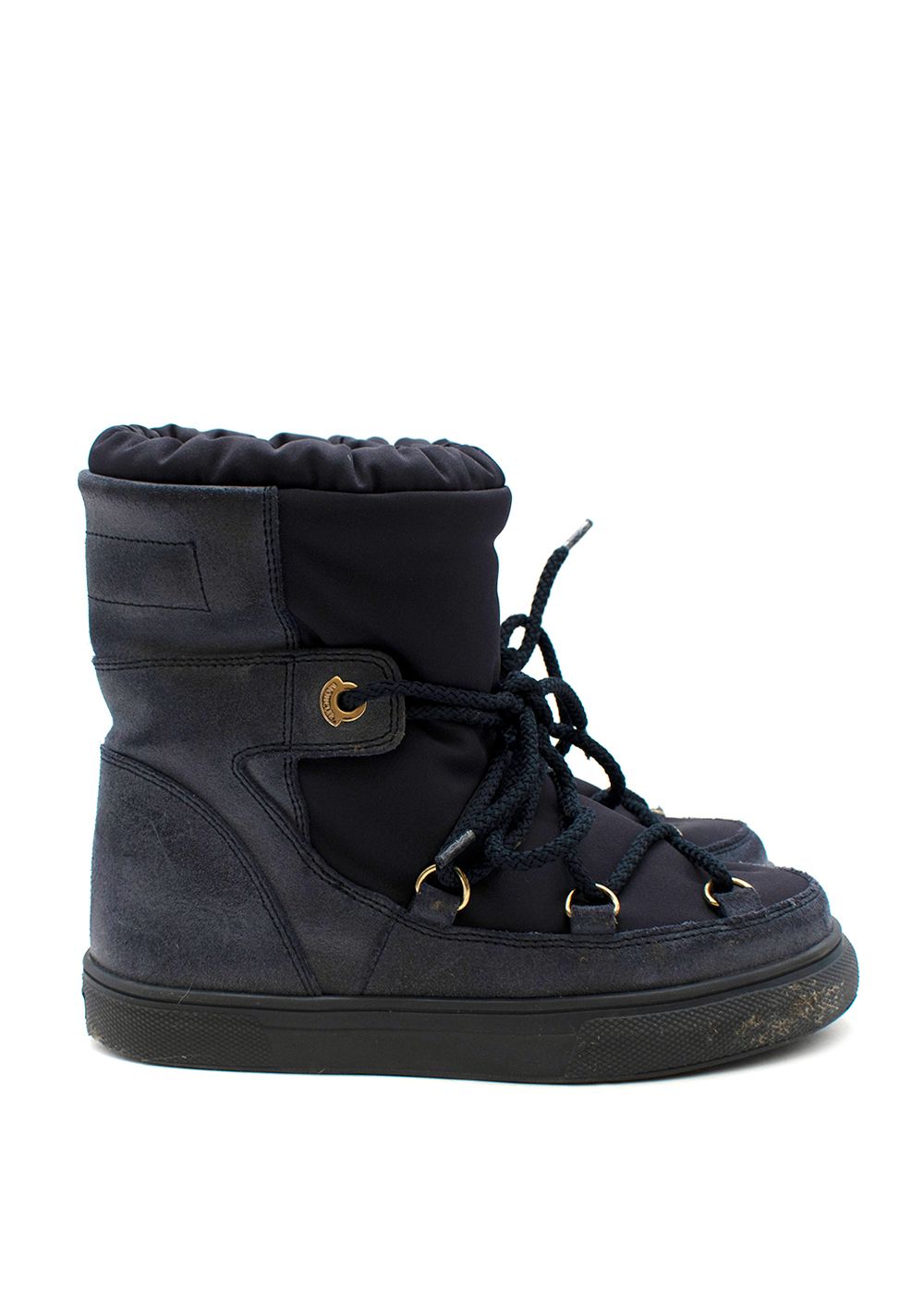 Moncler Blue Ankle Moon Boots Size 6 Years +