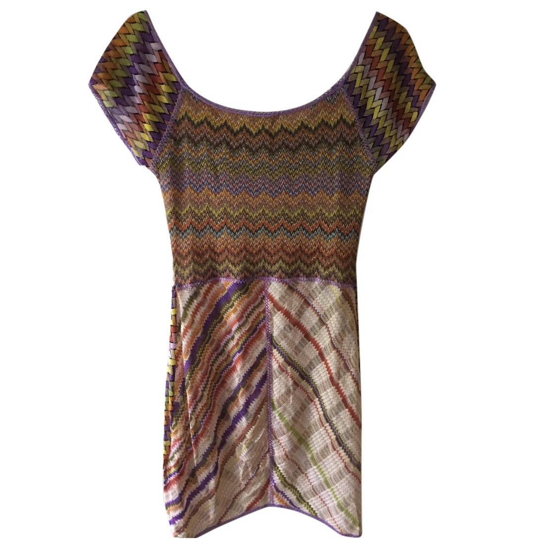 Preowned Missoni Multicoloured Dress Multi-Coloured / Stripes polyester