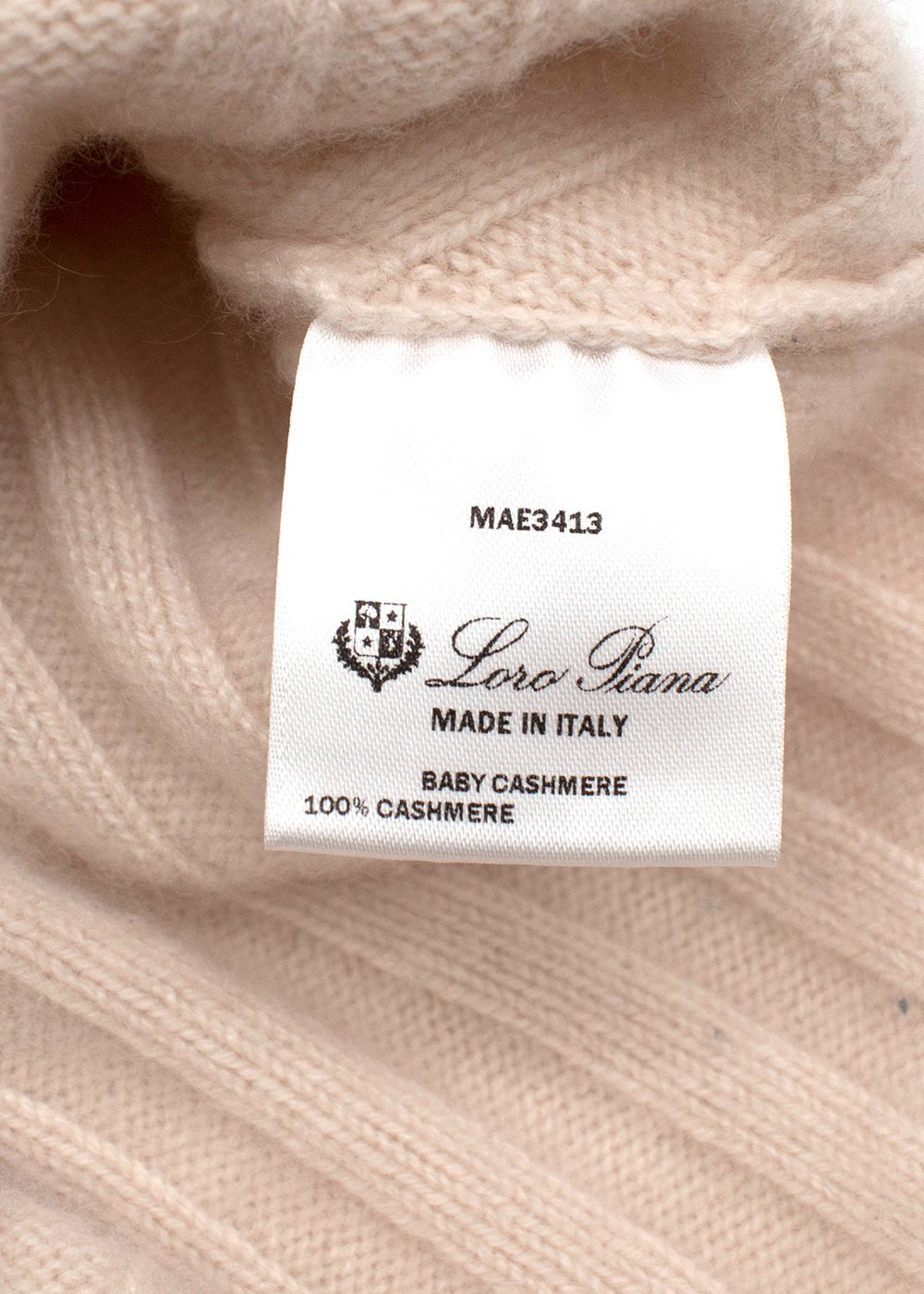 Boys Preowned Loro Piana Cream Baby Cashmere Kids Jumper Size 2-3 Months