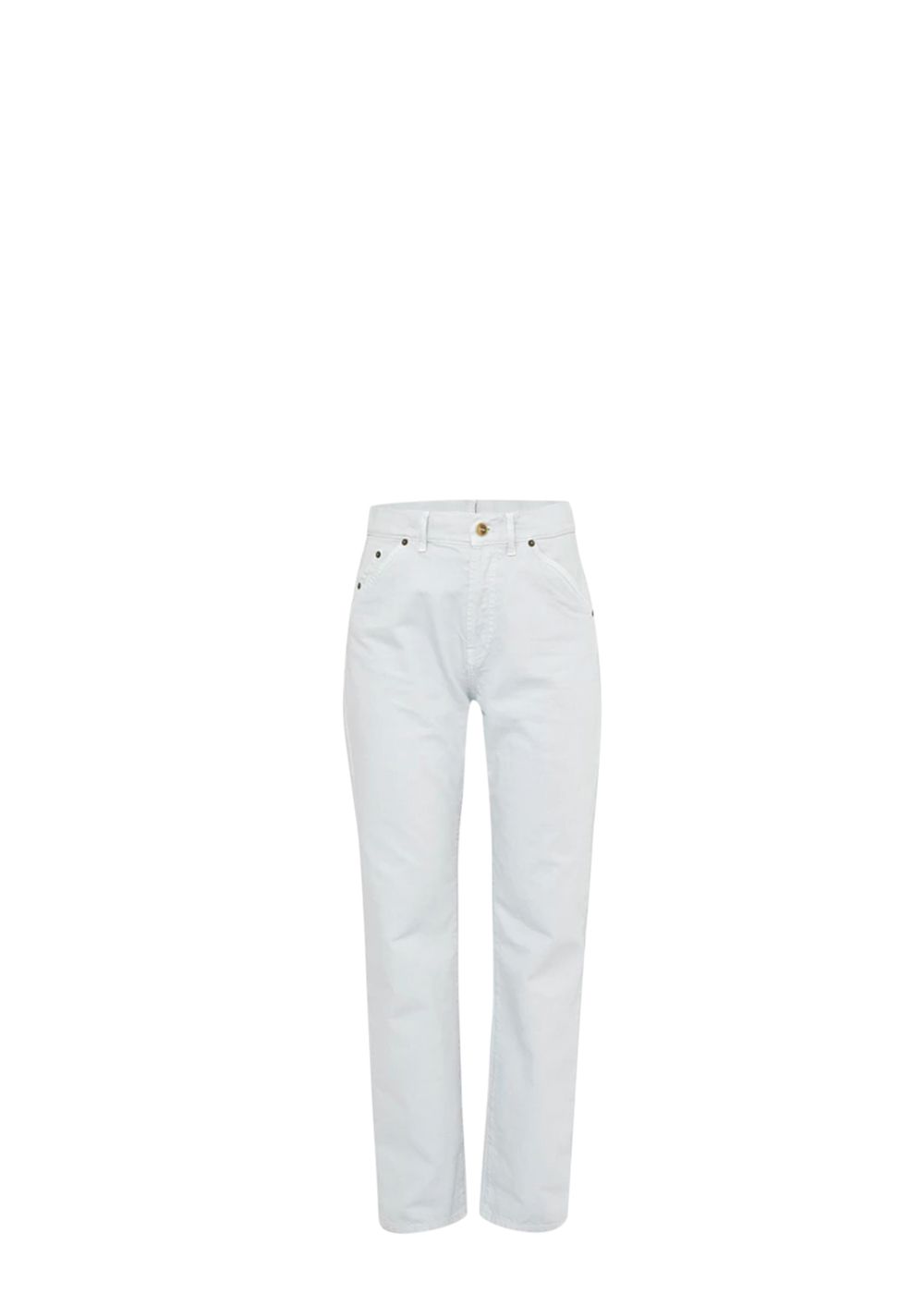 Preowned Jacquemus White Straight Leg Le Jeans Size 27/69 cotton