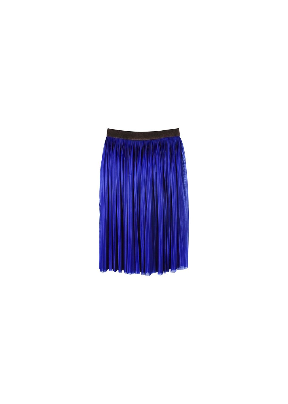 Victoria Beckham Blue plisse pleated skirt Size M Cobalt Blue polyester