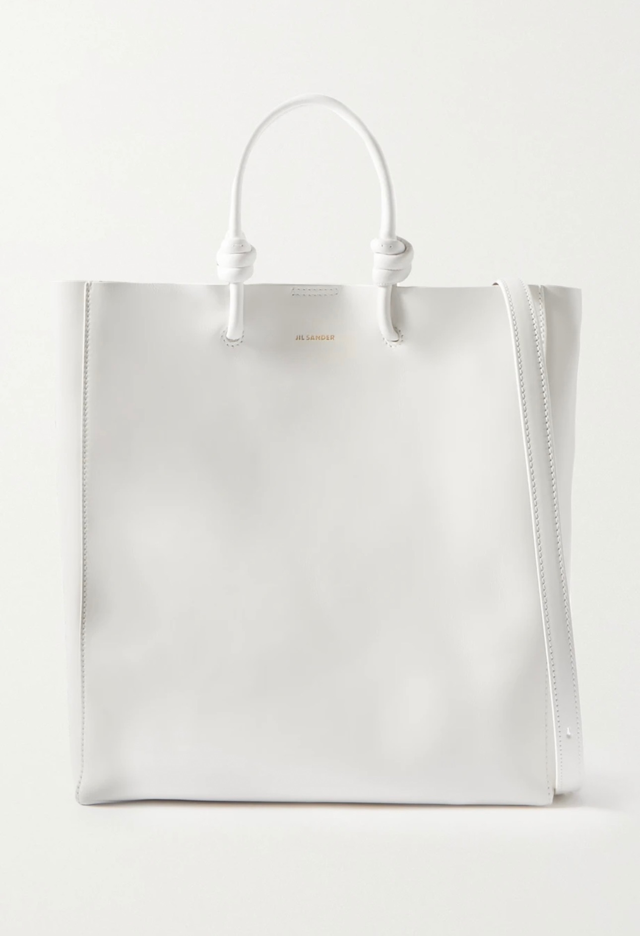 Jil Sander White Leather Tote bag