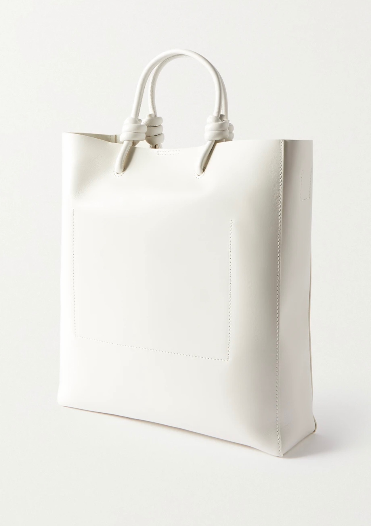 Jil Sander White Leather Tote bag