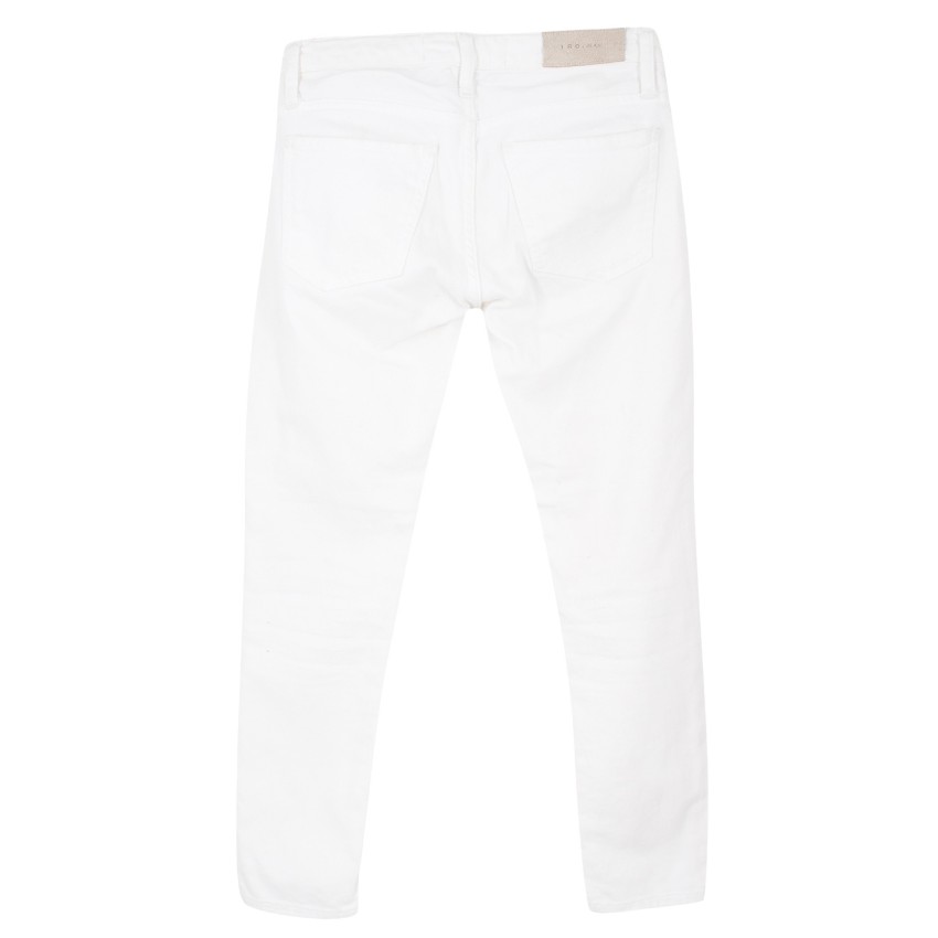 Preowned IRO White Alyson Jeans Size 24/61 cotton