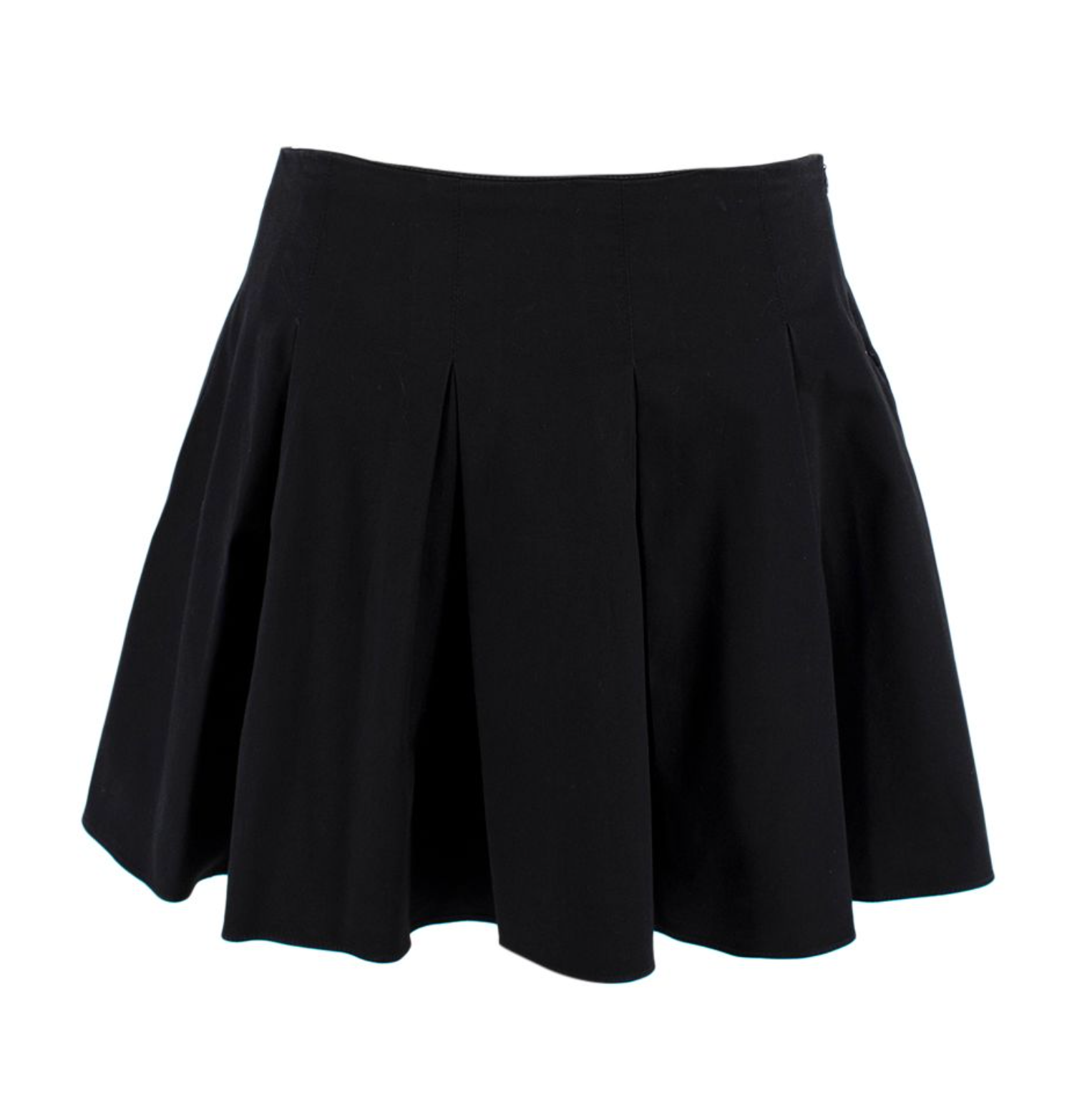 Fiix Black Pleated Mini Skirt Size M