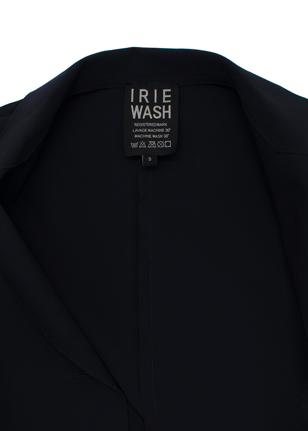 Irie Wash Navy Tailored Skirt Suit Size S Navy Blue synthetic