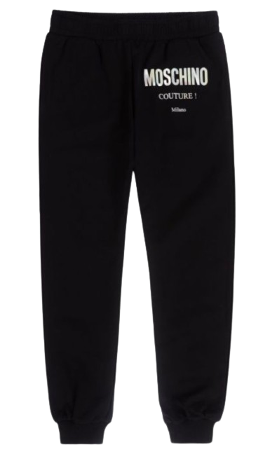 Moschino Couture Black Joggers Size M cotton