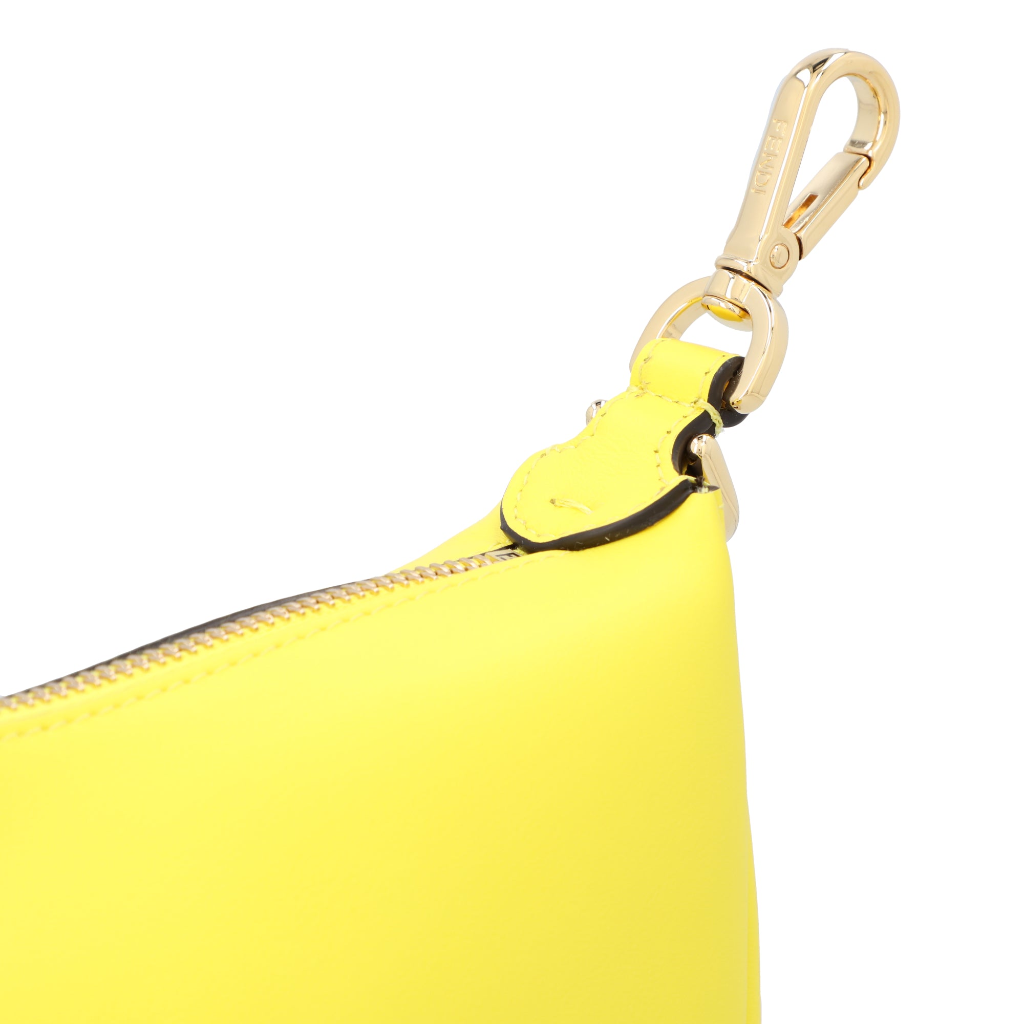 Fendi Yellow Mini Fendigraphy Shoulder Bag yellow | yellow leather