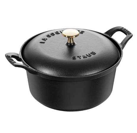 Staub Black Round Coquette Dish