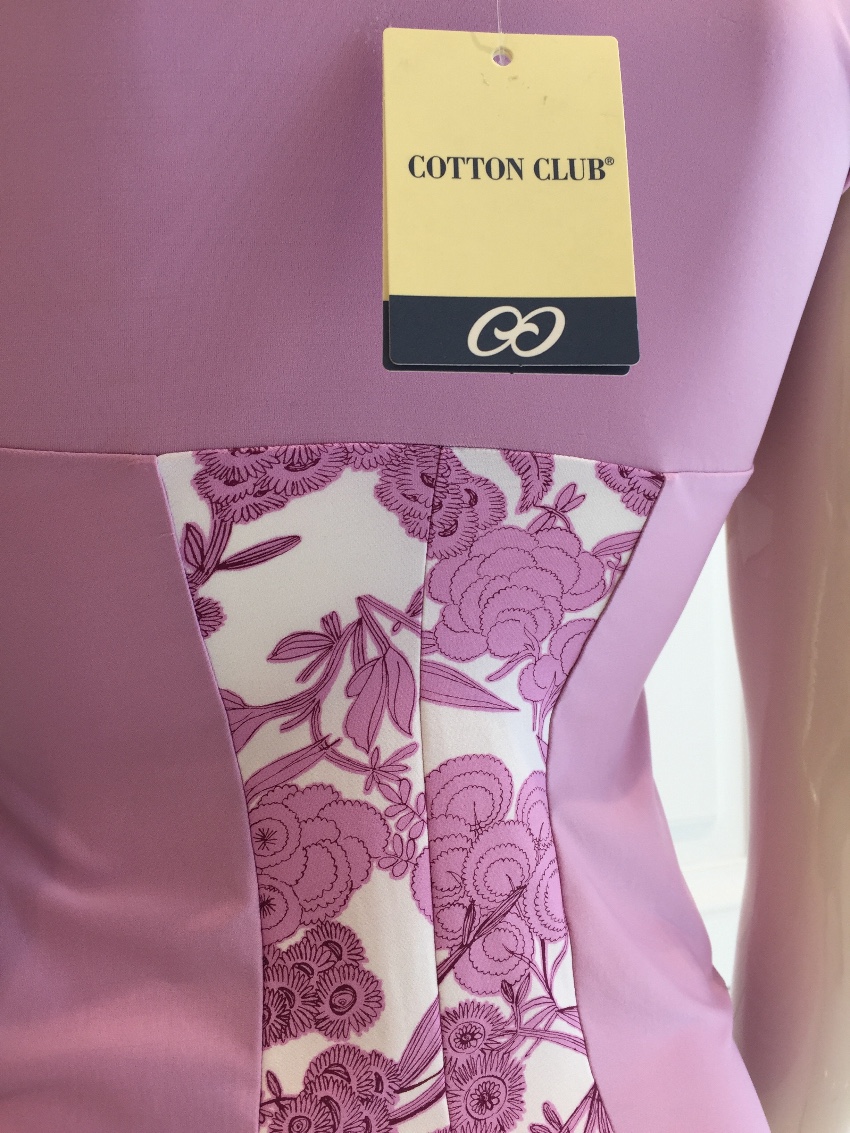 Cotton Club Lavender Square Neck Top Size S Purple