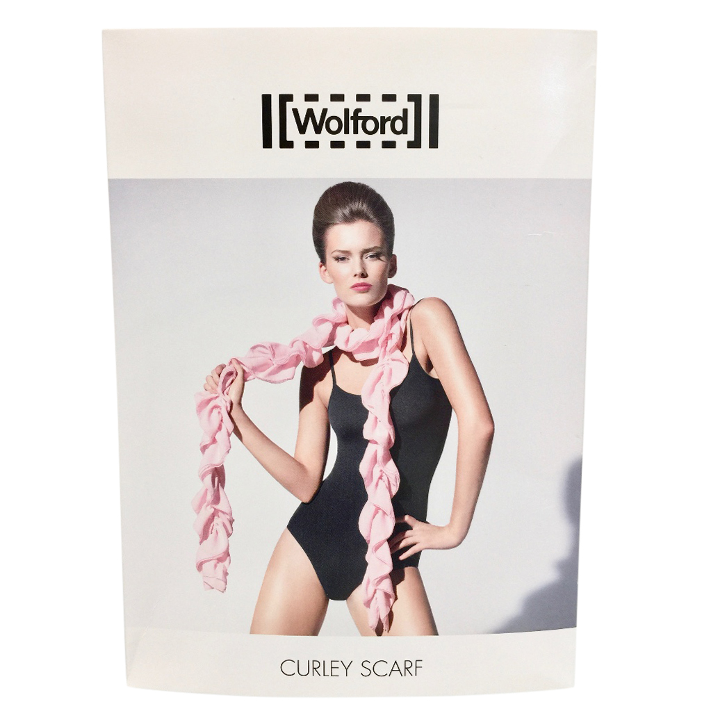 Wolford Blossom Pink Silk Chiffon Scarf