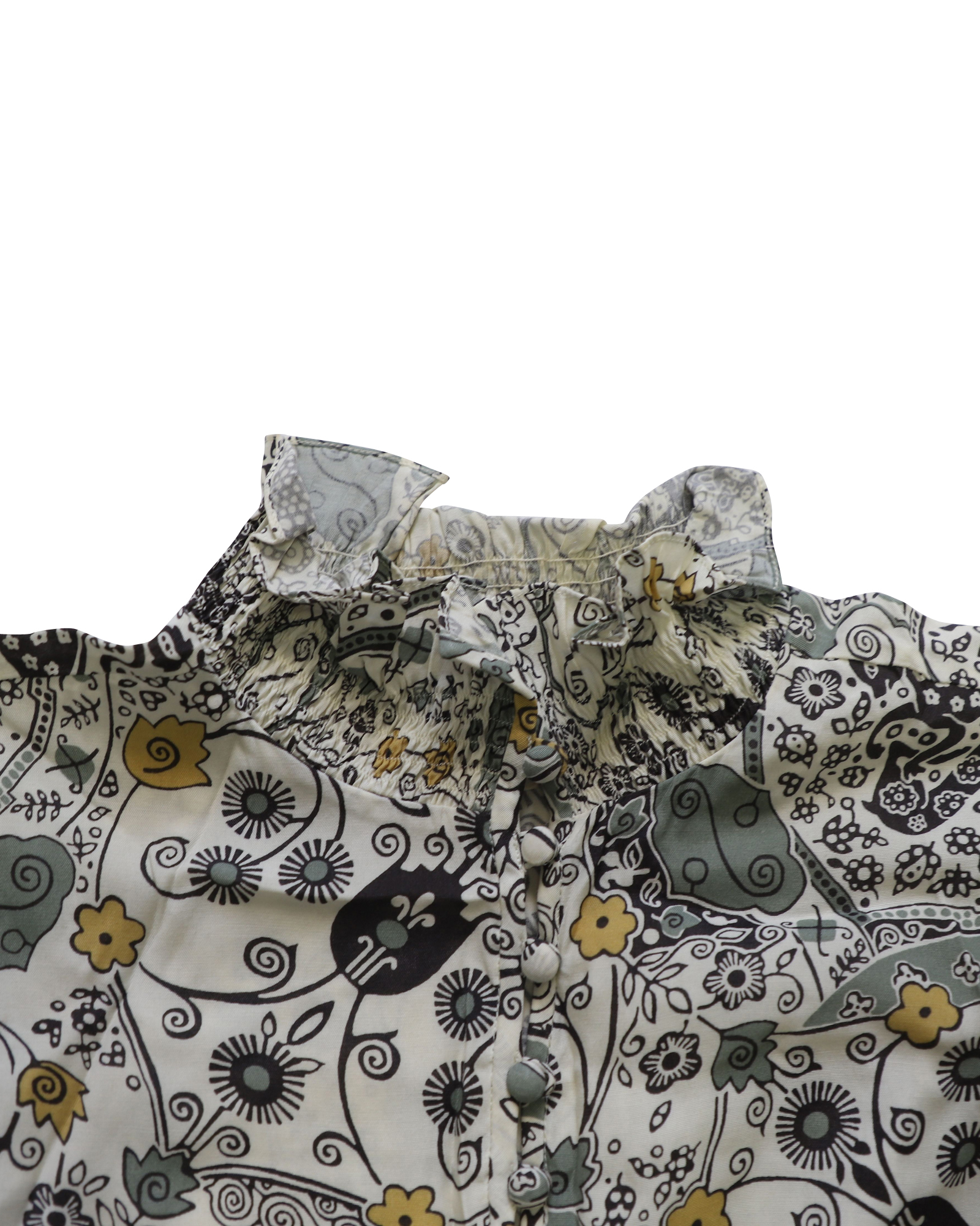 Preowned Isabel Marant Etoile floral paisley print high neck dress Size XS multicolor viscose