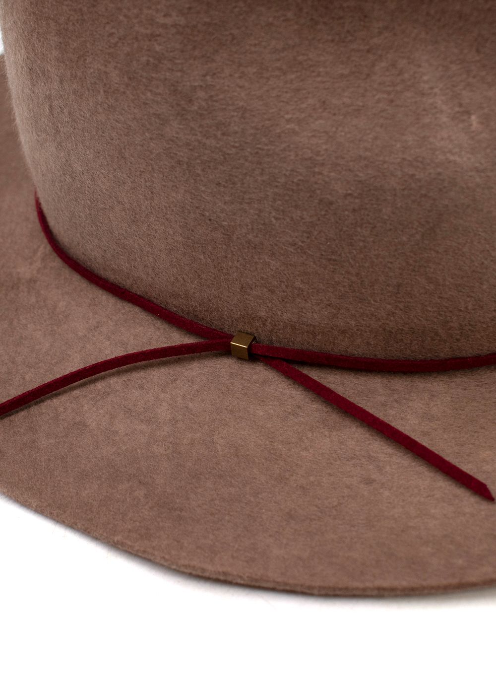 Eugenia Kim Taupe Wool Felt Fedora brown