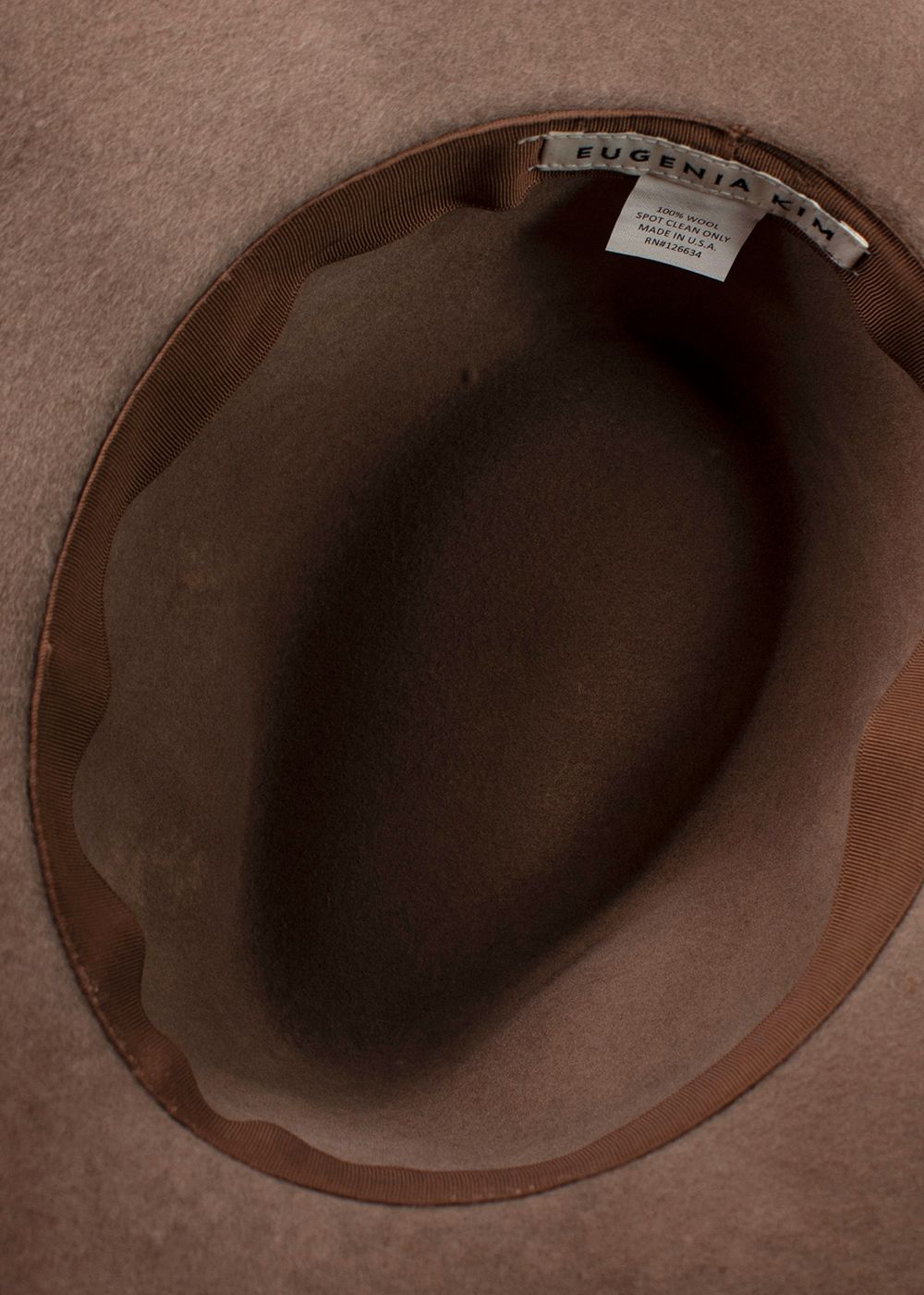 Eugenia Kim Taupe Wool Felt Fedora brown