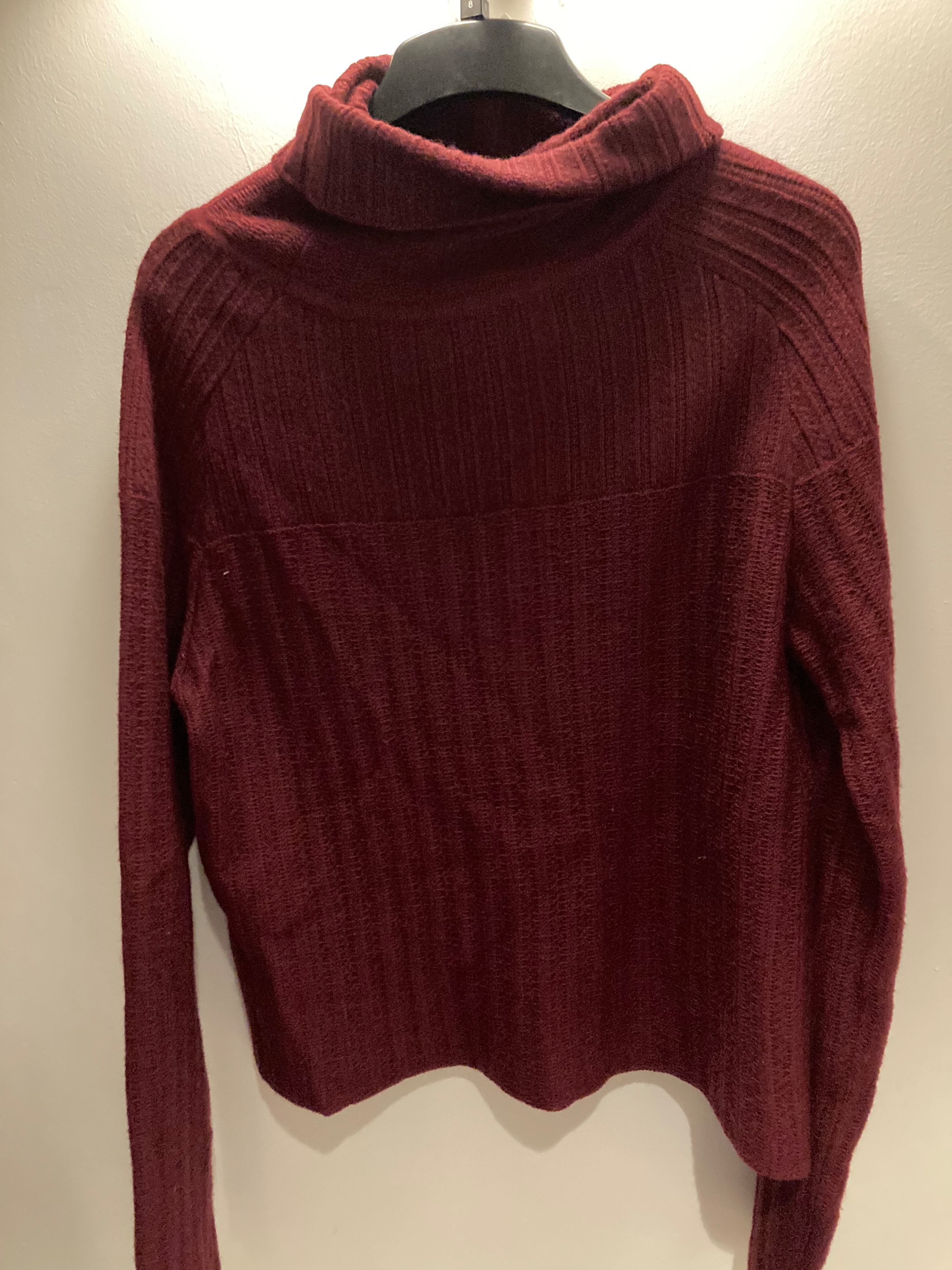 Preowned Bamford Burgundy Wool Knit Jumper Size XS