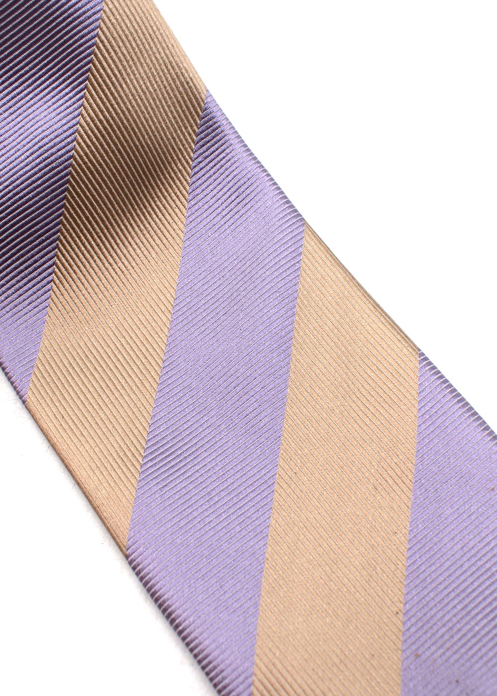 Men's Preowned Drakes Lilac  Gold Silk Tie Lilac/Gold