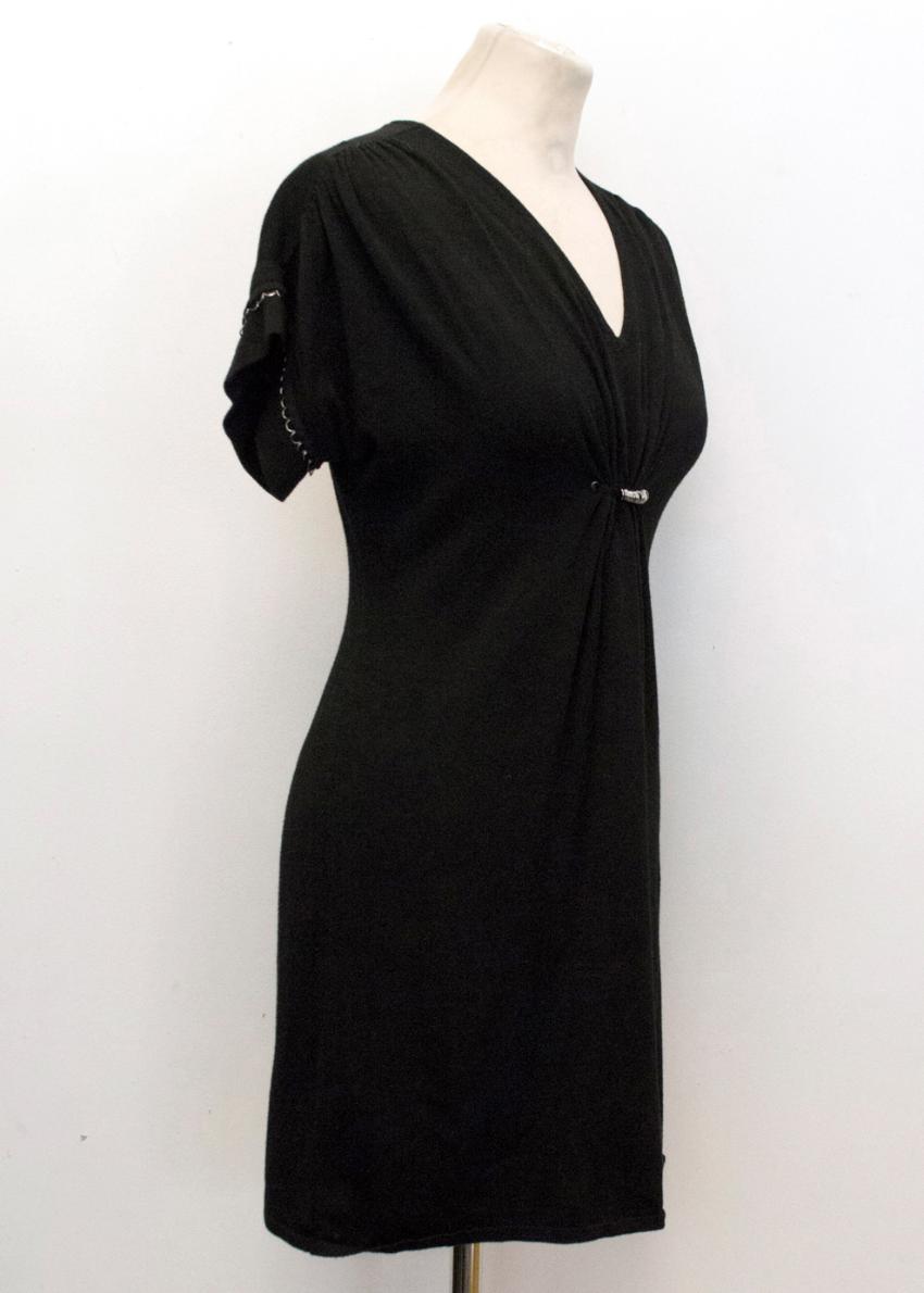 Mint Velvet Black Knitted Dress Size S