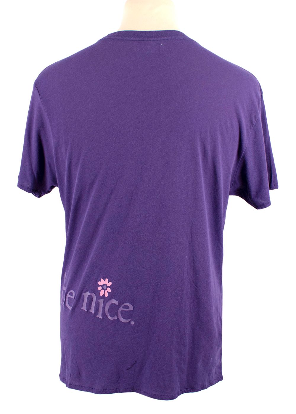 ERL Unisex Purple Venice T Shirt Size M cotton