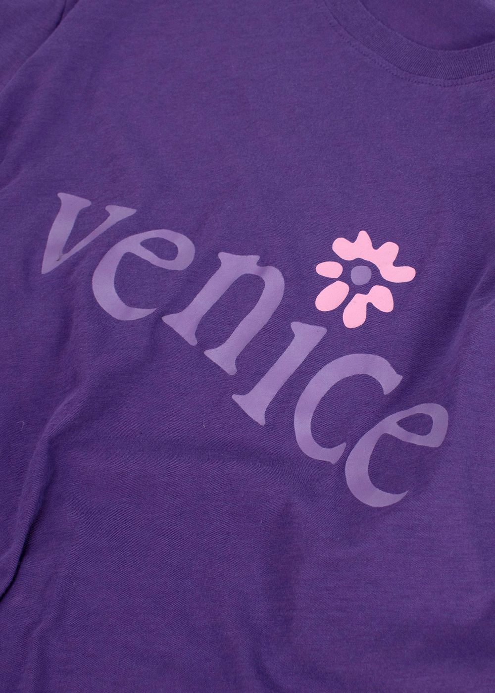 ERL Unisex Purple Venice T Shirt Size M cotton