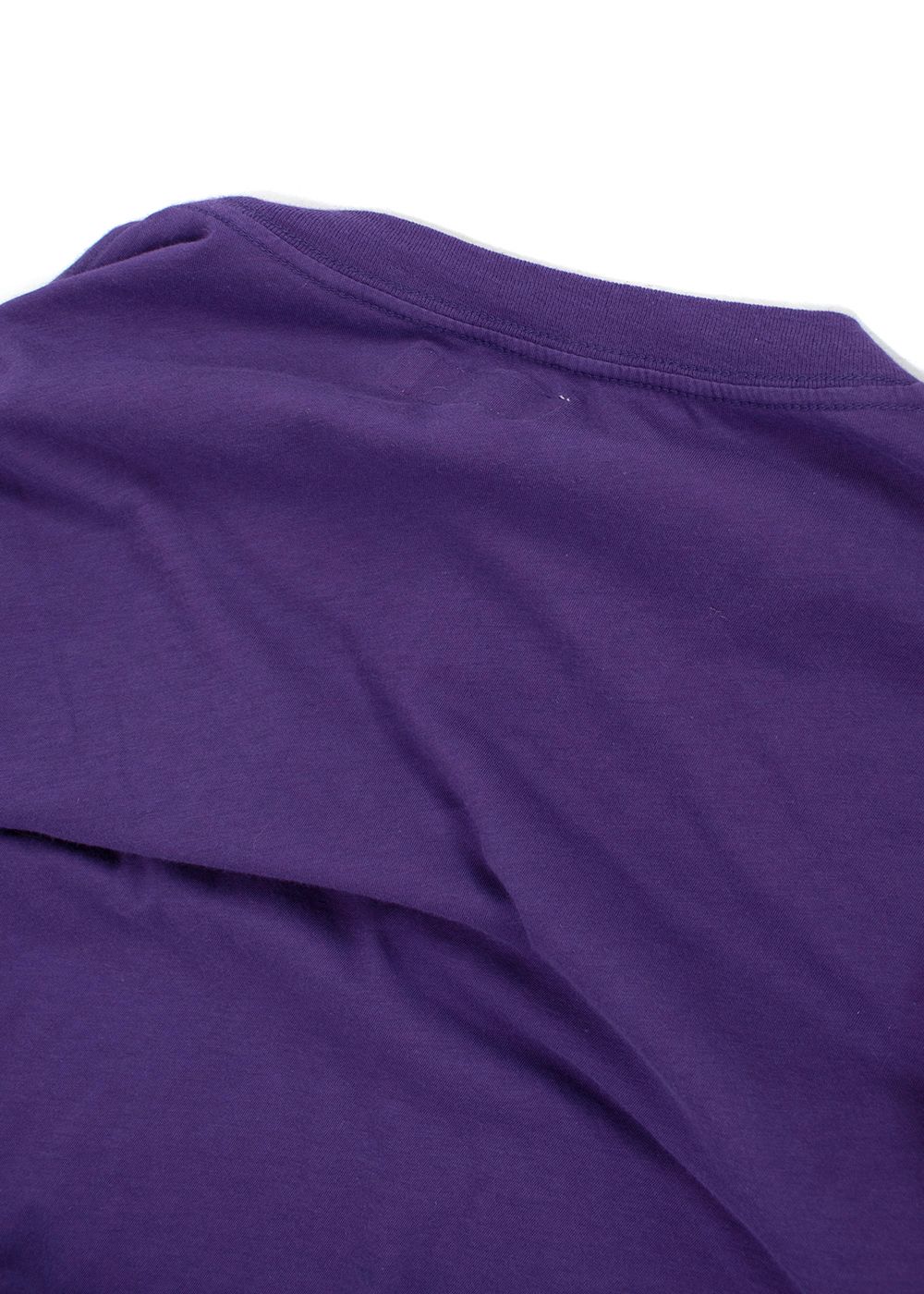 ERL Unisex Purple Venice T Shirt Size M cotton