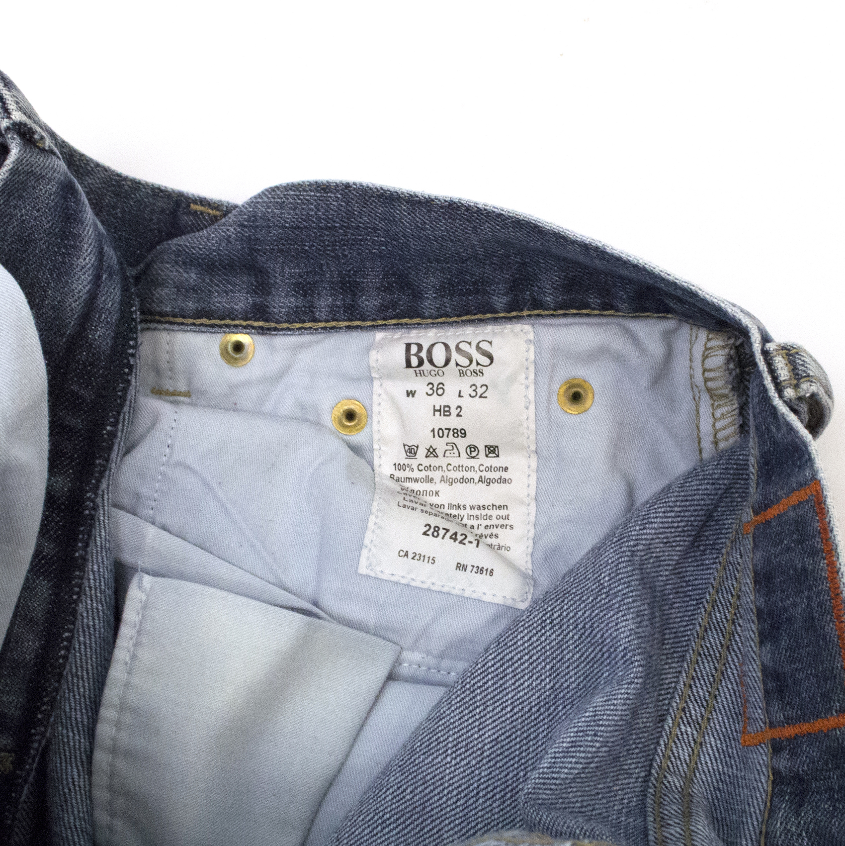 Preowned Boss Hugo Boss Blue Jeans Size 36/91 cotton