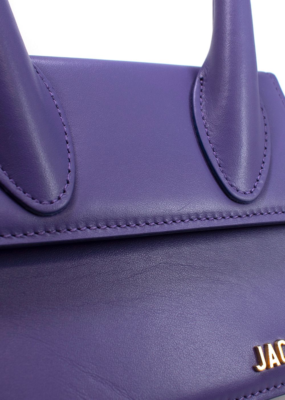 Jacquemus Purple Le Chiquito Moyen Top Handle Bag