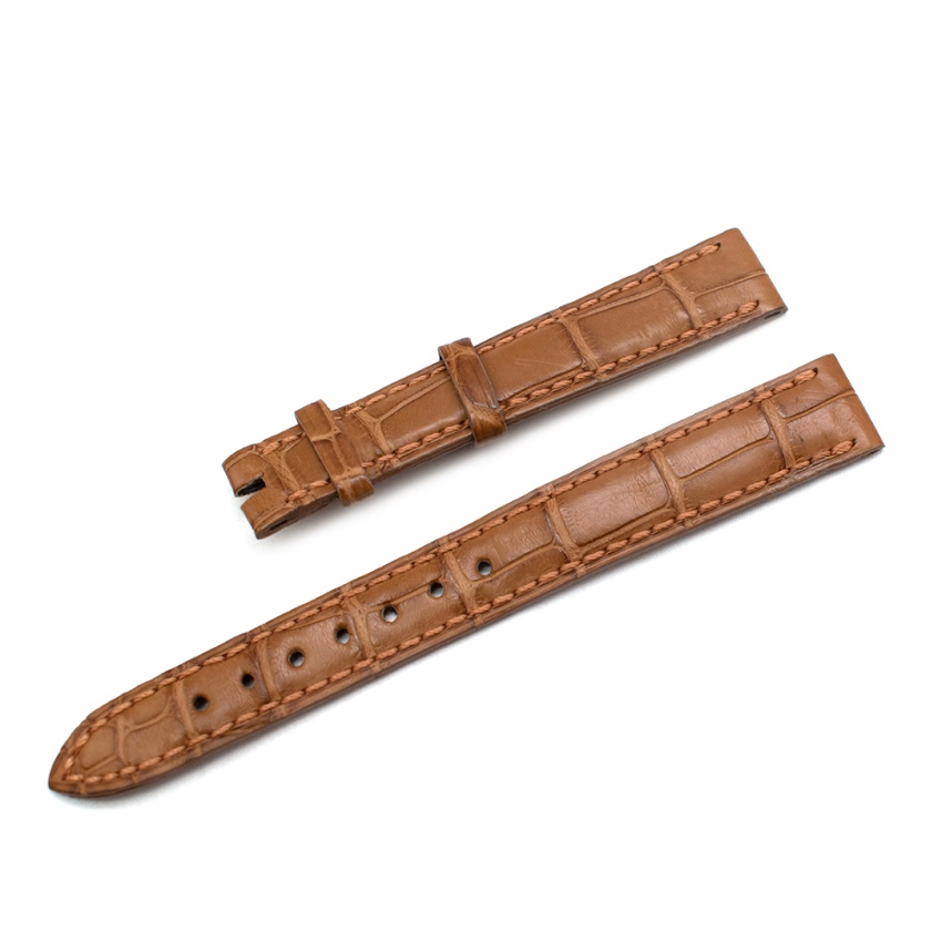 Chopard Light Brown Crocodile Watch Strap Tan/Brown leather