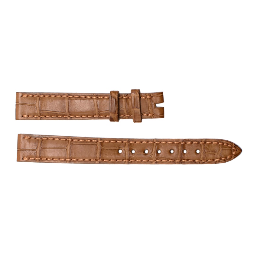 Chopard Light Brown Crocodile Watch Strap Tan/Brown leather