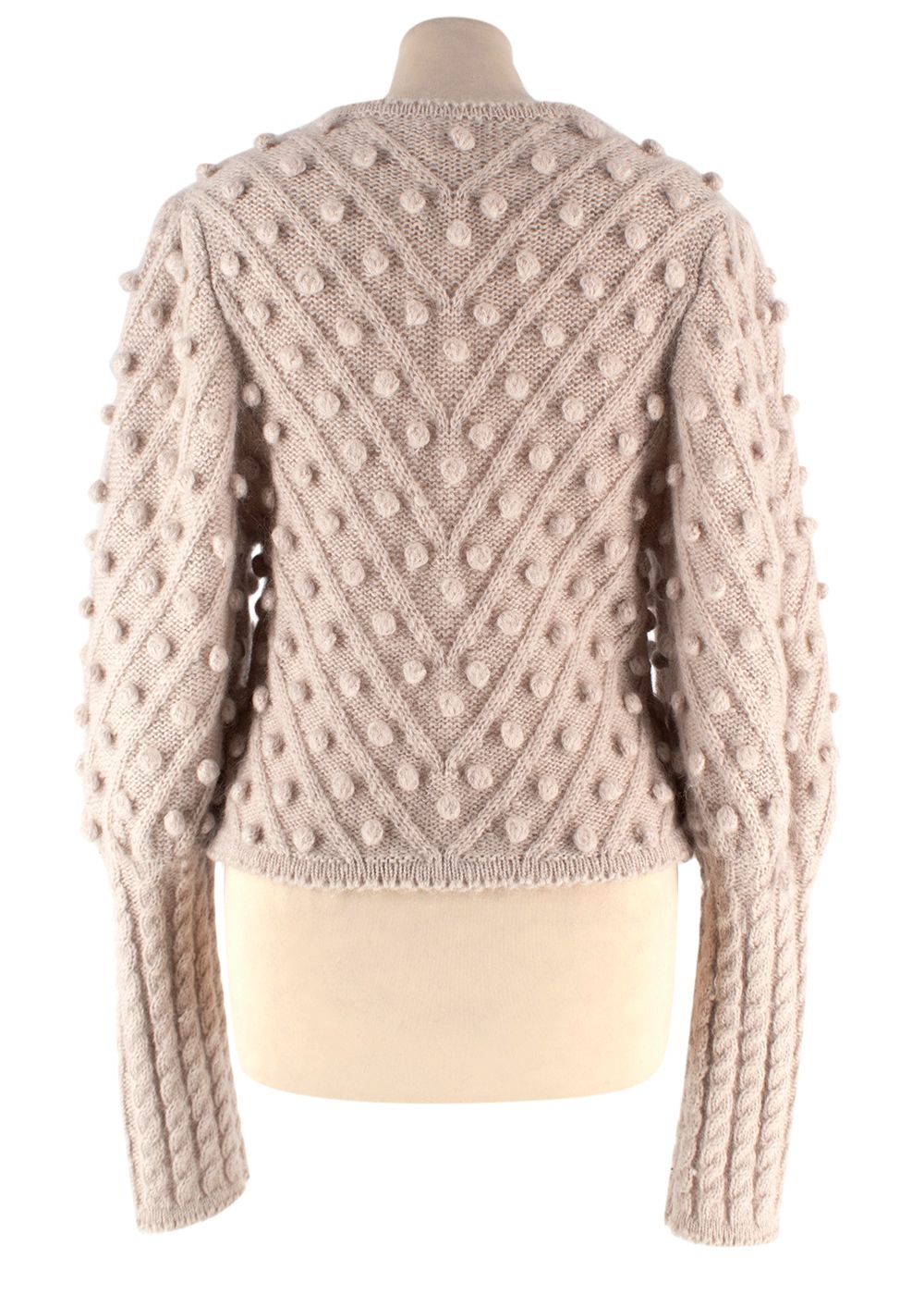 Preowned Zimmermann Beige Unbridled Wool-Blend Jumper Size XS polyamide/wool/mohair