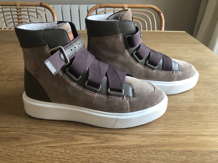 Bally Suede Tonal High Top Sneakers Size 365 Silver