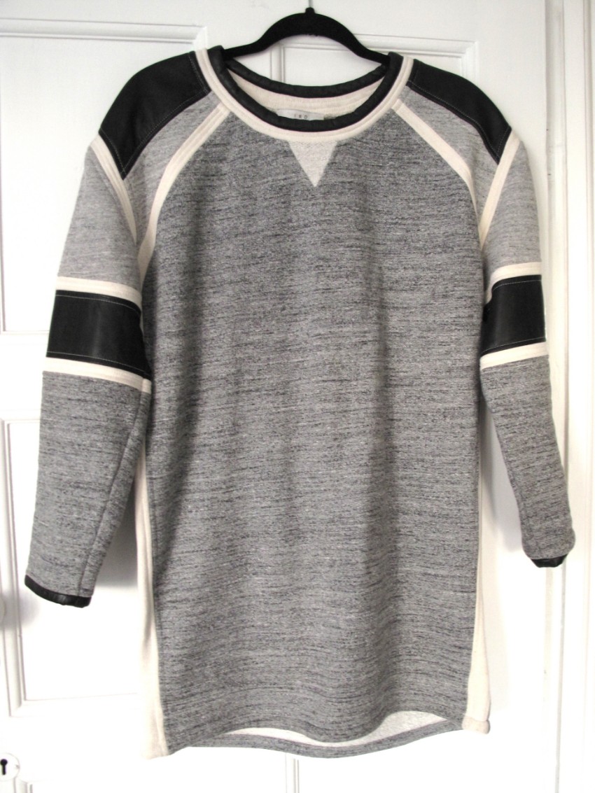 Preowned Iro Grey Cotton Jersey Marl Jumper Dress Size S