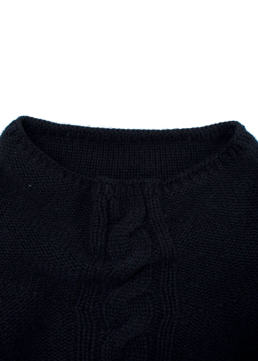 Preowned 'S Max Mara Navy Turtleneck Cashmere Sweater Size S